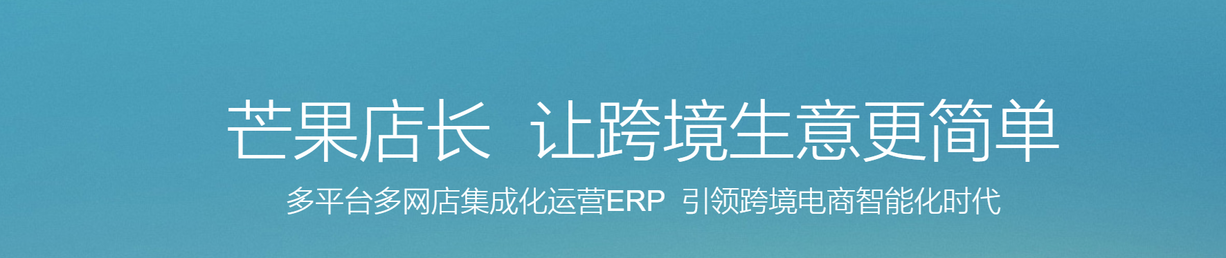 芒果店长ERP