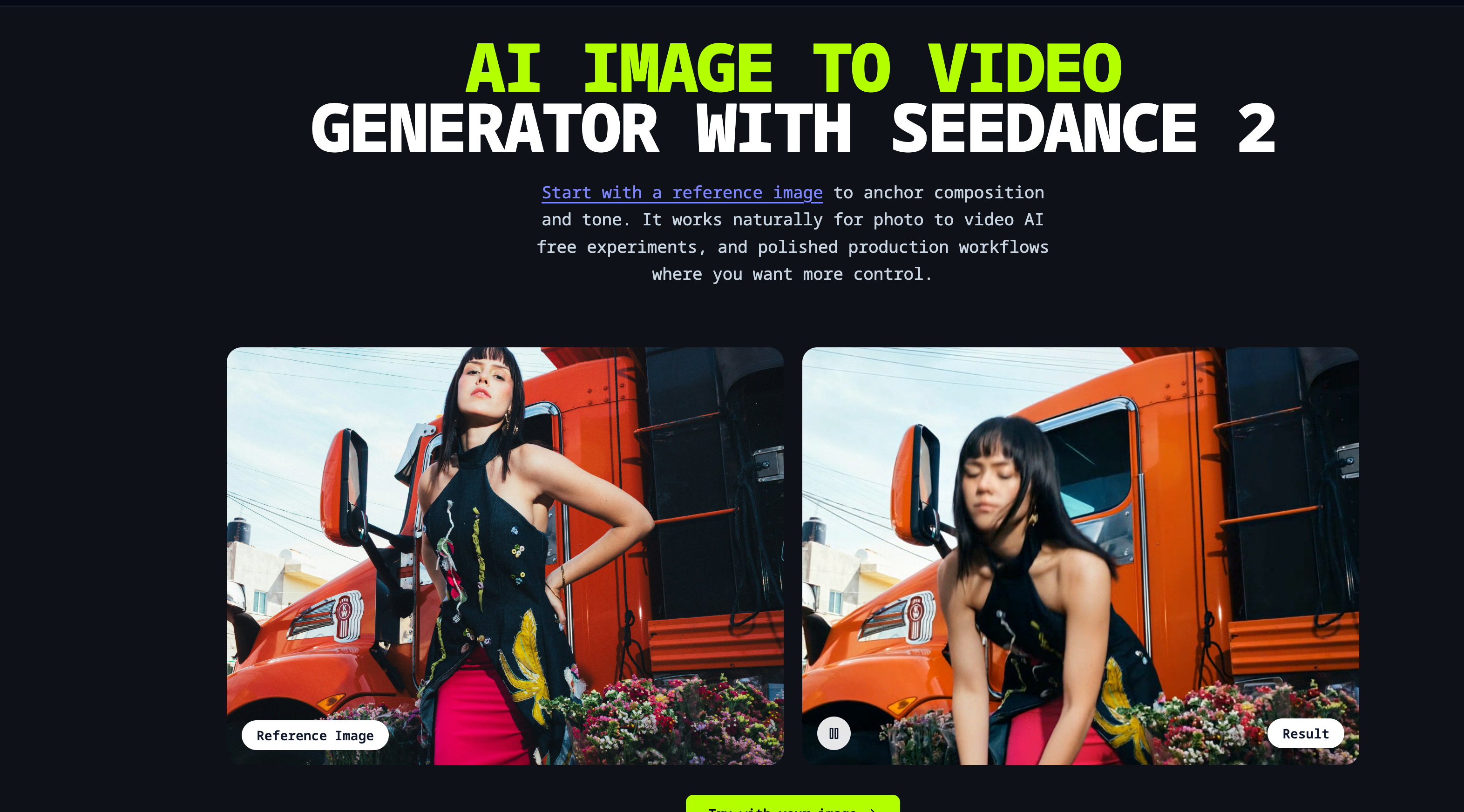 Seedance2 AI 视频生成与编辑工具