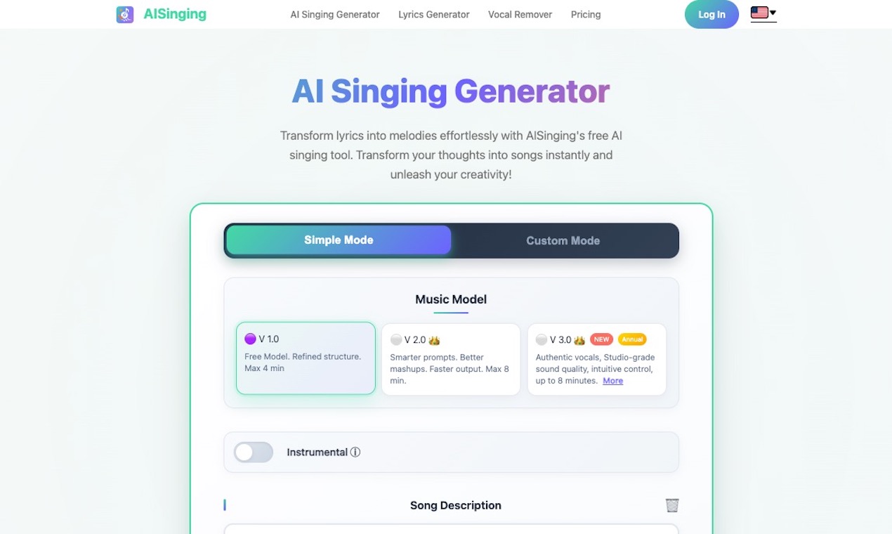 TextSong.ai – The Free AI Text-to-Song Generator
