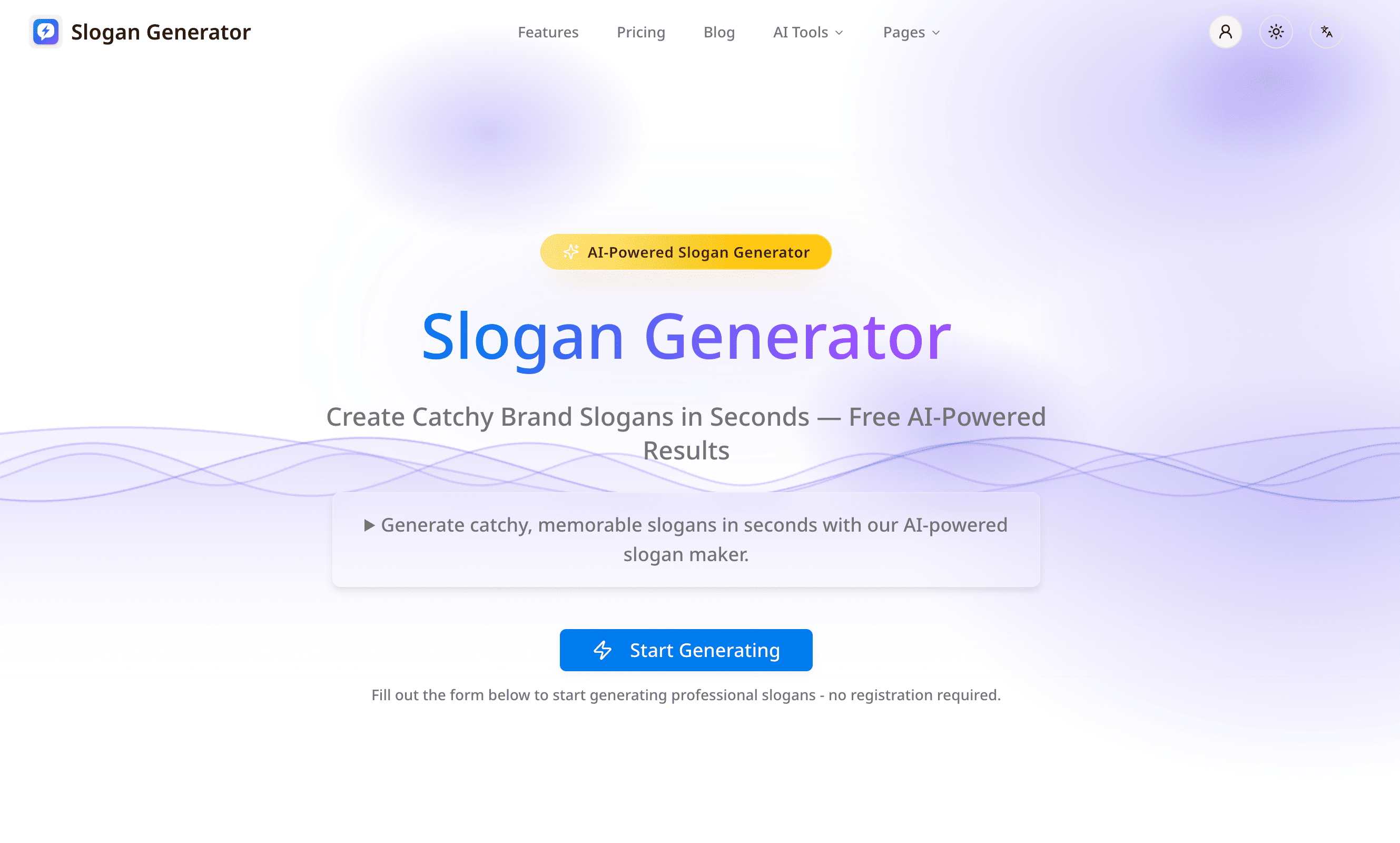 AI Slogan Generator – 免费AI标语生成器