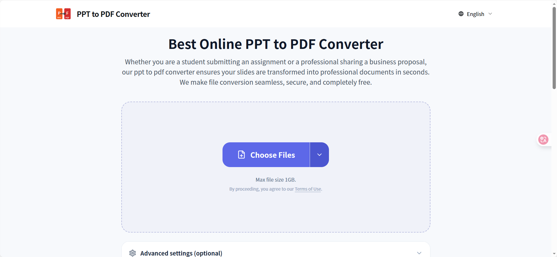 Free PPT to PDF Converter - Best Online Tool